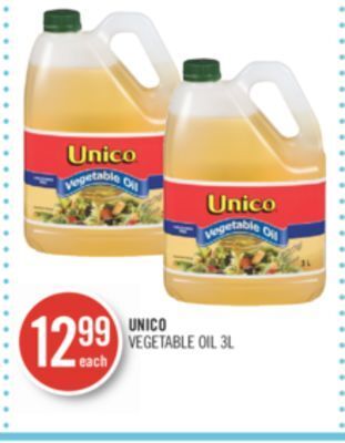Shoppers Drug Mart Unico vegetable oil offer