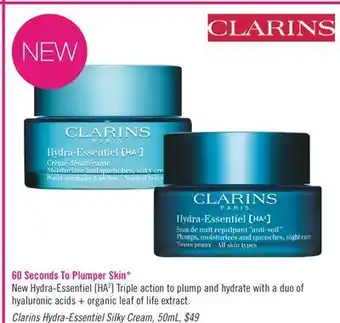 Shoppers Drug Mart Clarins hydra-essentiel silky cream offer