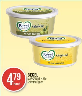 Shoppers Drug Mart Becel margarine offer