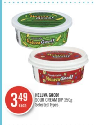 Shoppers Drug Mart Heluva good! sour cream dip offer