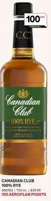 LCBO Canadian club 100% rye offer