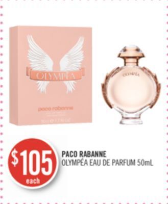 Shoppers Drug Mart Paco rabanne olympéa eau de parfum offer