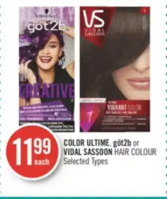 Shoppers Drug Mart Color ultime, göt2b or vidal sassoon hair colour offer