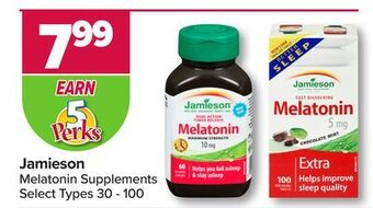 PharmaChoice Jamieson melatonin supplements offer