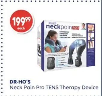 Shoppers Drug Mart Dr-ho's neck pain pro tens therapy device offer