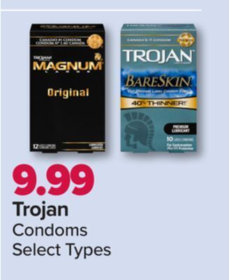 PharmaChoice Trojan condoms offer