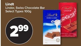 PharmaChoice Lindt lindor, swiss chocolate bar offer