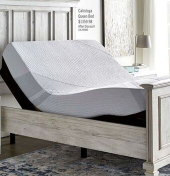 The Brick Calistoga queen bed - white offer