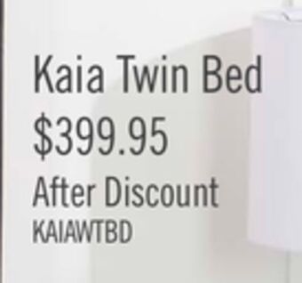 The Brick Kaia twin bed offer
