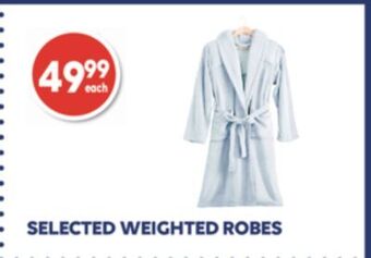 Wellwise by Shoppers Selected weighted robes offer