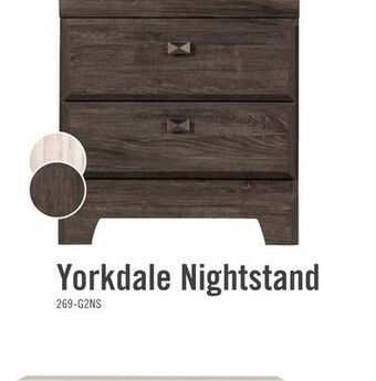 The Brick Yorkdale nightstand - grey offer