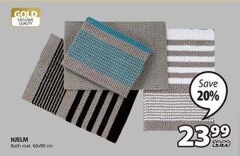 JYSK Hjelm bath mat offer