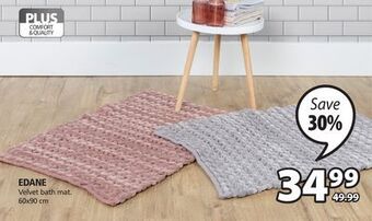 JYSK Edane velvet bath mat offer
