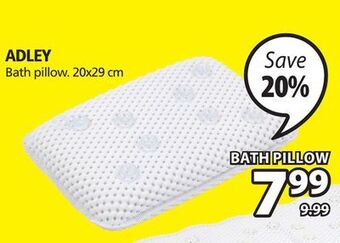 JYSK Adley bath pillow offer