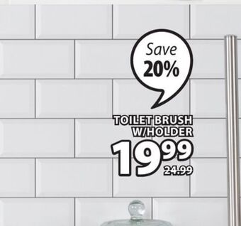 JYSK Cora toilet brush w/holder offer
