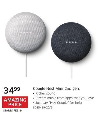 The Source Google nest mini 2nd gen offer