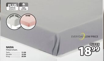 JYSK Nadia fitted sheet offer