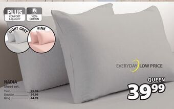 JYSK Nadia sheet set offer