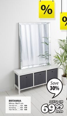 JYSK Britannia mirror offer