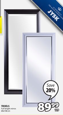 JYSK Troels full length mirror offer