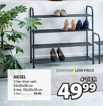 JYSK Aksel 2-tier shoe rack offer