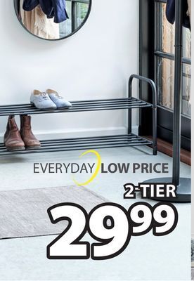 JYSK Aksel 2-tier shoe rack offer