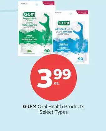 Rexall G-u-m oral health products offer