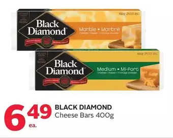 Rexall Black diamond cheese bars offer