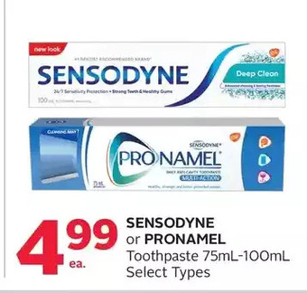 Rexall Sensodyne or pronamel toothpaste offer