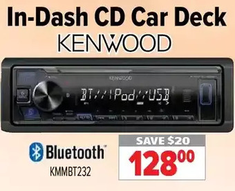 2001 Audio Video Kenwood in-dash cd car deck offer