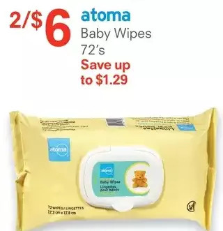 Guardian Pharmacy Atoma baby wipes offer