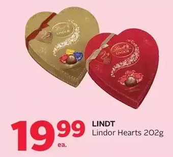 Rexall Lindt lindor hearts offer