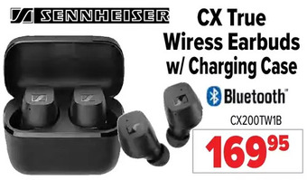 2001 Audio Video Sennheiser cx true wiress earbuds w/charging case offer