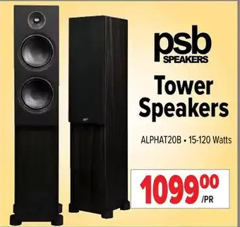 2001 Audio Video Psb tower speakers offer
