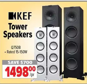 2001 Audio Video Kef tower speakers offer