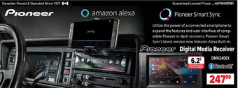 2001 Audio Video Pioneer 6.2" digital media receiver offer