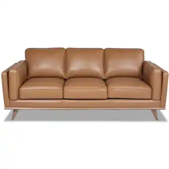 The Brick Vivia top-grain genuine leather sofa | loveseat | chair | ottoman offer