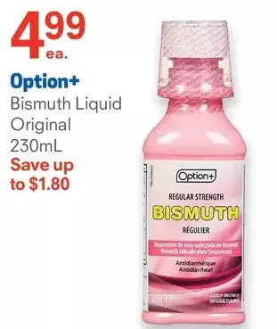 Guardian Pharmacy Option+ bismuth liquid original offer