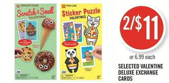 Shoppers Drug Mart Valentine deluxe exchange cards offer