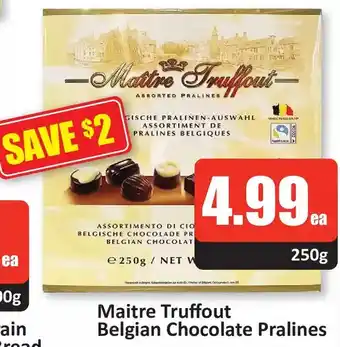 Starsky Maitre truffout belgian chocolate pralines offer