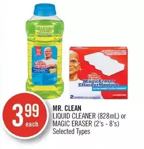 Shoppers Drug Mart Mr. clean liquid cleaner or magic eraser offer