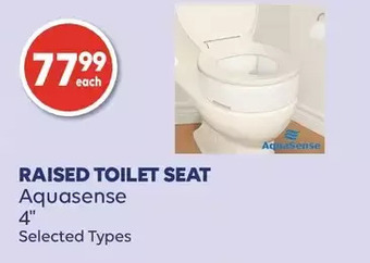 Wellwise by Shoppers Aquasense raised toilet seat offer