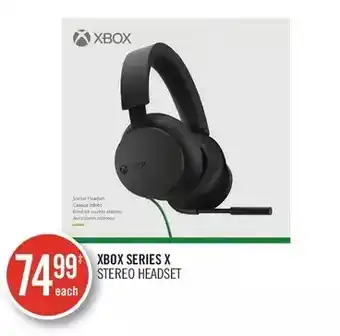 Shoppers Drug Mart Xbox series x stereo headset offer