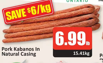 Starsky Pork kabanos in natural casing offer