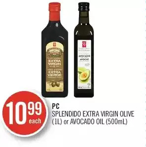 Shoppers Drug Mart Pc splendido extra virgin olive or avocado oil offer