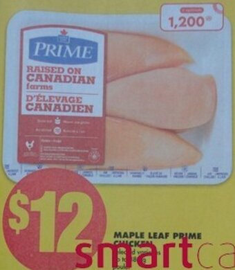 No Frills Maple Leaf Prime Chicken offer