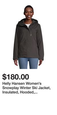Sport Chek Helly hansen women's snowplay winter ski jacket, insulated, hooded, waterproof, lightweight offer