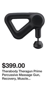 Therabody theragun prime percussive massage gun, recovery, muscle release