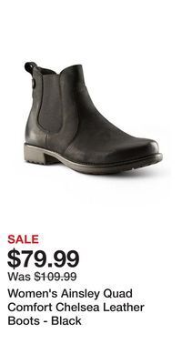 Mark's Women's ainsley quad comfort chelsea leather boots - black offer