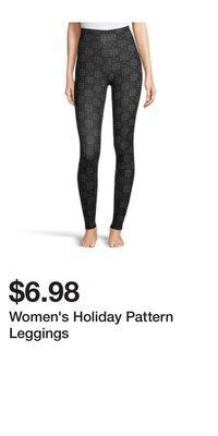Mark's Women's holiday pattern leggings offer